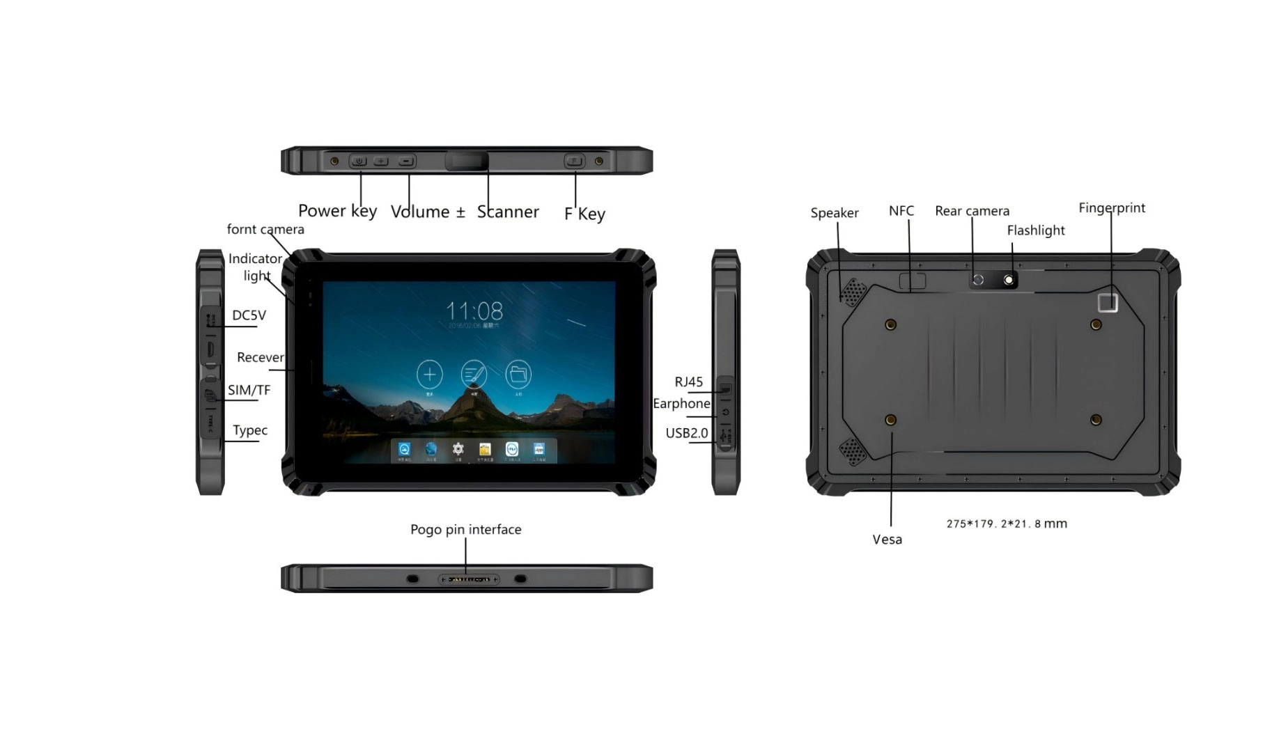 China Rugged Tablet Supplier for Custom Android Industrial Devices
