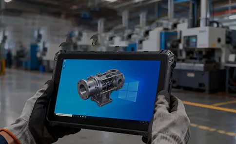FUSHi TECH RT-12C Windows rugged tablet used in intelligent manufacturing workshop FUSHi TECH RT-12C Windows rugged tablet used in intelligent manufacturing workshop